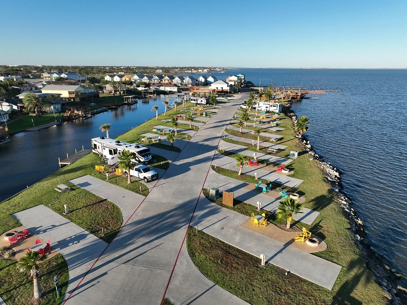 waterfront rv resort texas