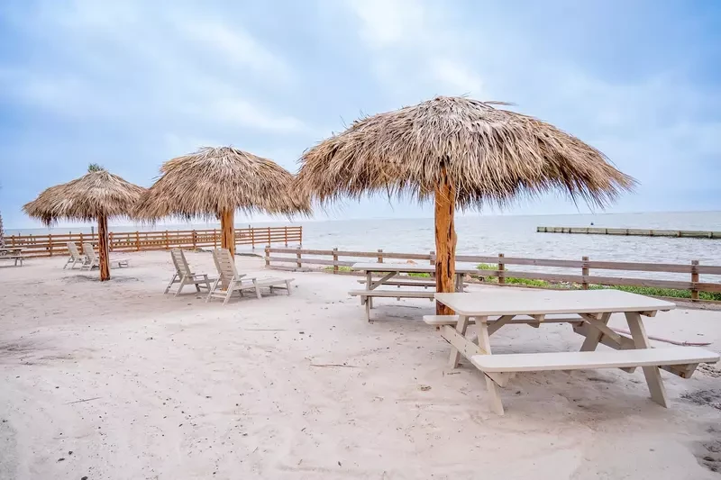 private beach at firefly resort tx