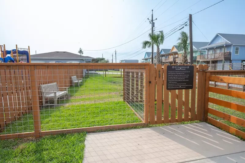 dog park at firefly resort corpus christi