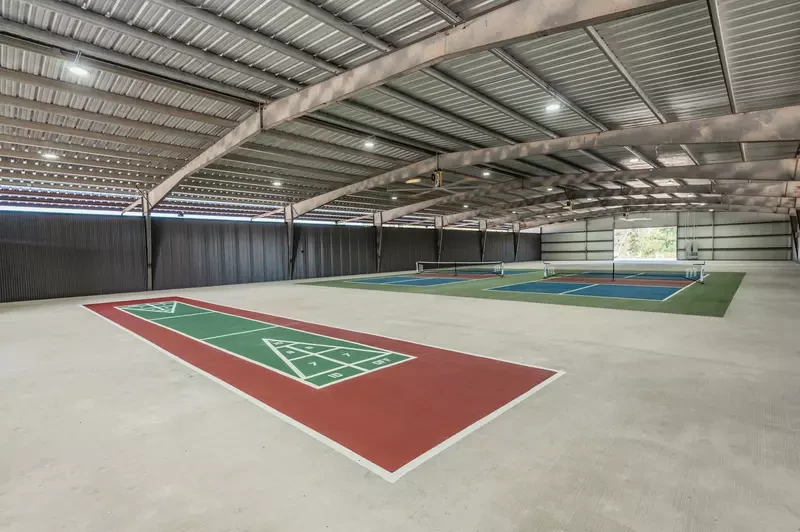 indoor sports court at twin lakes resort