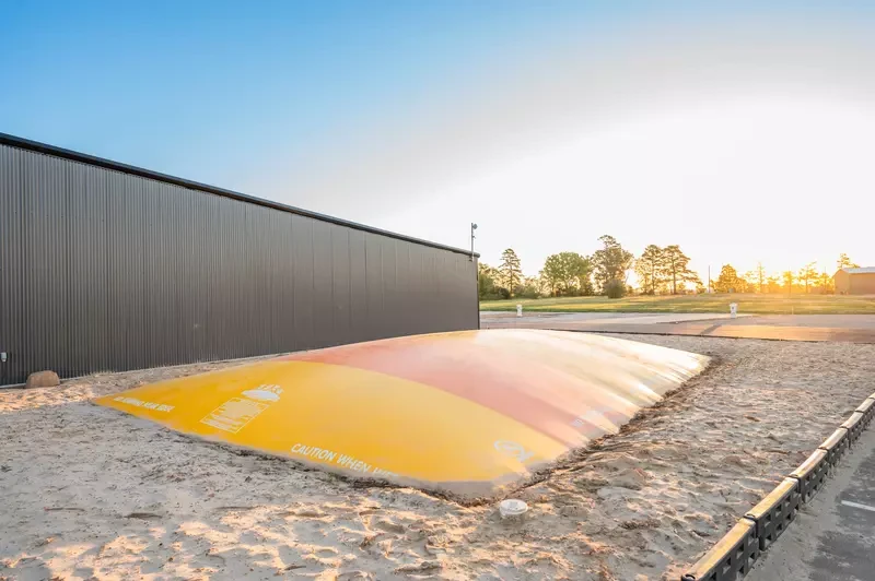 kangaroo jump pad at twin lakes resort