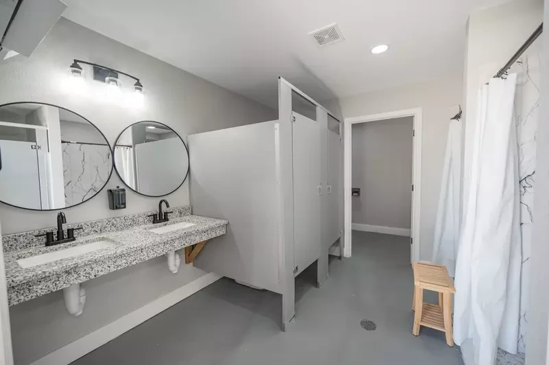 bathroom facilities
